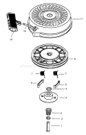 Page D Diagram and Parts List for 0501-0  Briggs and Stratton Pressure Washer